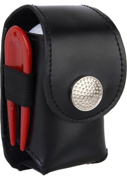 Taşınabilir Mini 2 Golf Topu 2 ​​tees Tutucu Çanta Torbası Kılıfı- Divot Çatal Skor Kalemi (Yurt Dışından) modelleri