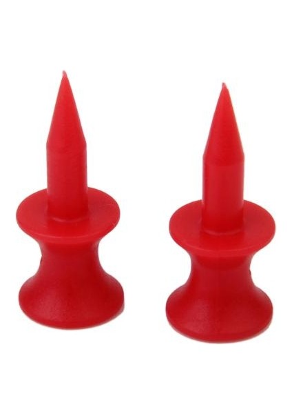 99'lu Kırmızı Plastik Adım Aşağı Kale Golf Tees Mezun Yükseklik Kontrolü 30MM (Yurt Dışından)