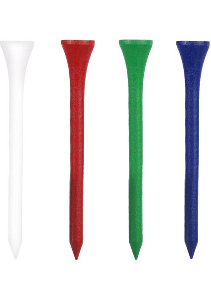300 Ahşap Golf Tee Karışık Renkler 70MM Ahşap (2 (Yurt Dışından)