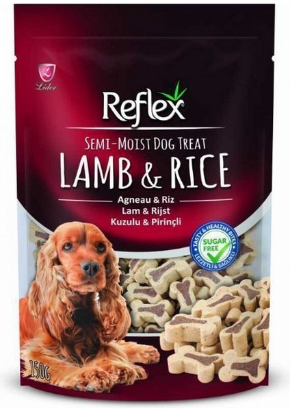 Lamb  Rice Kuzu Etli Pirinçli Yarı Islak Köpek Ödülü 150 gr