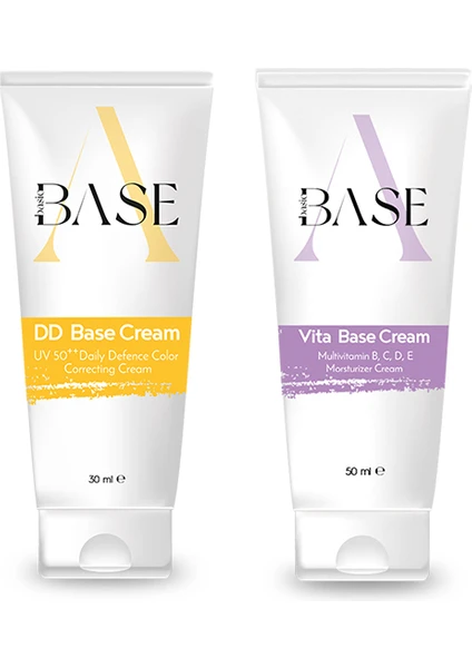 Dd Base Cream Koyu Tenlere Özel -Vita Multivitamin Cream Özel 2'li Set