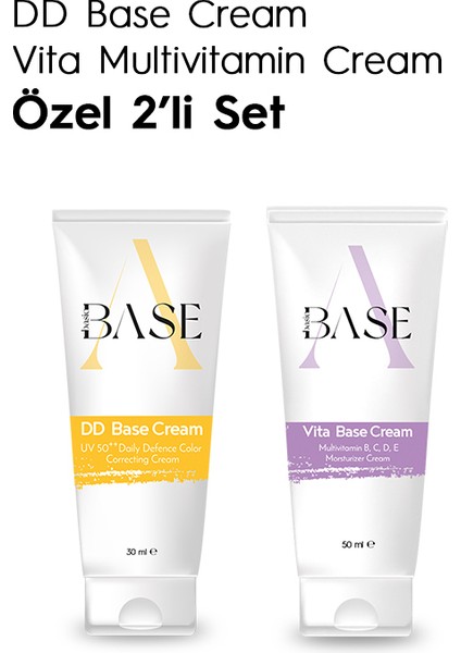 Dd Base Cream Koyu Tenlere Özel -Vita Multivitamin Cream Özel 2'li Set