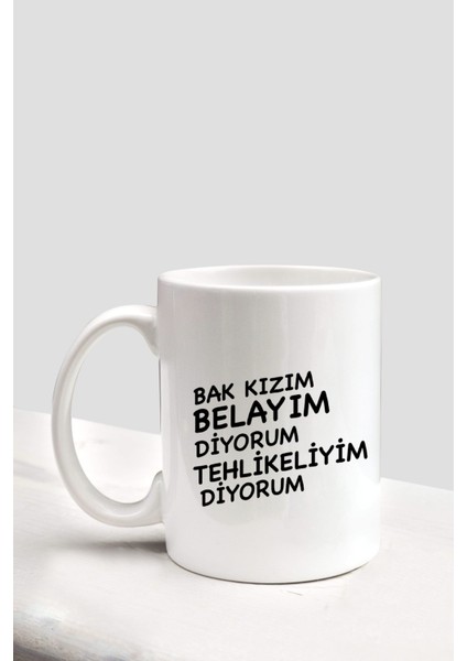 Belalı Doodle Kupa Bardak