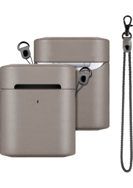 2 Gri İçin Kulaklık Koruyucu Shl Deri Kasa (Yurt Dışından)