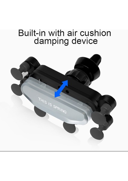 Araba Air Altı-Plaw Gravity Cep Telefon Tutucu Braketi Gümüş (Yurt Dışından)