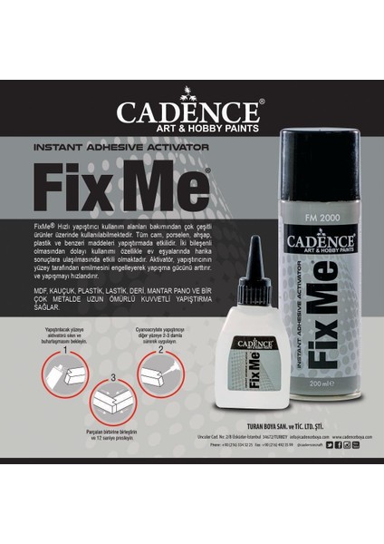 Fix Me Hızlı Yapıştırıcı 50+200 ml