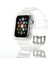 Apple Watch 42MM Krd-27 Şeffaf Renkli Transparan Silikon Kordon 1