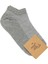 4'lü Paket Gri Pike Örgü Patik Çorap 2