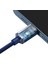 Crystal Shine 20W 120 cm Type-C To Lightning Şarj Kablosu Mavi 4