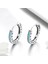 Basit Sparkle S925 Gümüş Küpe (Yurt Dışından) 3