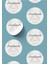 Foldart Hand Made Etiketi Yuvarlak Sticker 4CMX4CM 70 Adet 2