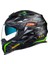 X.wst 2 Rockcıty Mat Siyah-Neon Sarı Kask 1