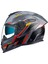 SX.100R Grıdlıne Mat Gri-Kırmızı Kask 1