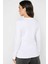 Kadın Uzun Kollu T-Shirt Kadın Sweatshirt BV6171-BEYAZ 4