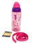 Crystal Tritan Desenli Pipetli Matara Suluk 500 ml Pembe 1