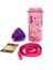 Crystal Tritan Desenli Pipetli Matara Suluk 500 ml Pembe 3