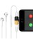 iPhone 7 8 x 11 Lightning Splitter 2 In 1 Şarj Kulaklık Çoklayıcı 1