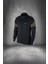 Büyük Beden Erkek Siyah Supra Penye Kumaş Fermuarlı Eşofman Takımı (4xl- 10XL) 2