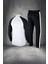 Büyük Beden Erkek Beyaz Supra Penye Kumaş Mevsimlik Eşofman Seti (4xl- 10XL) 4