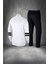 Büyük Beden Erkek Beyaz Supra Penye Kumaş Şık Eşofman Takımı (4xl- 10XL) 4