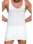 E1002 Seamless U Yaka Erkek Kore Atlet Beyaz 3