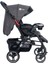 AB-351 Active Siyah Plus Çift Yönlü Bebek Arabası - Antrasit 2