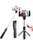 L01 Bluetooth Destekli Selfie Çubuğu Tripod - Monopod Selfie Stick Uzaktan Kumandalı Tripod Selfie Çubuğu 4