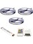 RGB Şerit Led Set 12V 5050 Üç Çipli 15-20-25-30m 15 Metre-Iç Mekan (Slikonsuz)-24 Amper Rf Dokunmatik 1