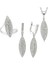 Gümüş Beyaz Taşlı Bayan Set 2