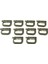 10PCS Taktik Molle Kilitleme Dokuma Tokası Karabiner Tırmanma Asılı Kanca Yeşil (Yurt Dışından) 4