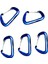 5pcs / Set 12KN Dayanıklı Karabin Hook Kamp Yürüyüş Mavisi (Yurt Dışından) 1
