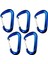 5pcs / Set 12KN Dayanıklı Karabin Hook Kamp Yürüyüş Mavisi (Yurt Dışından) 4