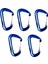 5pcs / Set 12KN Dayanıklı Karabin Hook Kamp Yürüyüş Mavisi (Yurt Dışından) 5