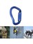Ağır Hizmet Tipi Otomatik Kilitleme Tırmanma Karabiner D Şekil Klip Karabiner Hava Çalışması (Yurt Dışından) 3