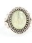 925 Ayar Gümüş Oval Prehnite Taşlı Erkek Yüzüğü 4