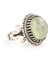925 Ayar Gümüş Oval Prehnite Taşlı Erkek Yüzüğü 5