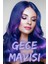Truecolor Gece Mavisi Saç Boyası Seti Saç Açıcı ve Eldivenli 2
