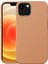 Apple iPhone 13 Kılıf Htstore Zore Natura Kapak-Kahverengi 1