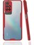 Xiaomi Redmi 10 Kılıf Htstore Htstore Zore Parfe Kapak-Kırmızı 1