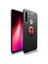 Xiaomi Redmi Note 8t Kılıf Htstore Zore Ravel Silikon-Siyah-Kırmızı 1