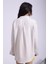 Keten Gömlek Oversize Krem 2