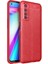 Realme 7 Kılıf Htstore Zore Niss Silikon-Kırmızı 1