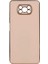 Xiaomi Poco X3 Kılıf Htstore Htstore Zore Bark Kapak-Rose Gold 1