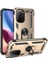 Xiaomi Redmi K40 Kılıf Htstore Zore Vega Silikon-Gold 1