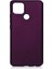 Oppo A15 Kılıf Htstore Zore Premier Silikon-Mürdüm 1
