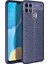 Oppo A15 Kılıf Htstore Zore Niss Silikon-Lacivert 1