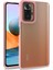 Xiaomi Redmi Note 10 Pro Kılıf Htstore Htstore Zore Flora Kapak-Rose Gold 1