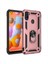 Galaxy A11 Kılıf Htstore Zore Vega Silikon-Rose Gold 1