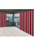 Balkon Perdesi Kırmızı Beyaz Çizgili 575X250 1