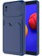 Galaxy A01 Core Kılıf ​htstore Zore Kartix Kapak-Lacivert 1